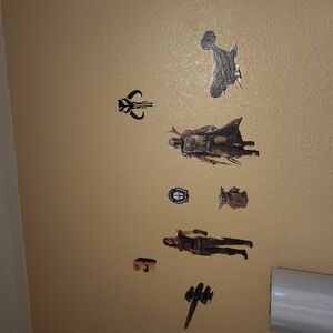 Star Wars Wall Decals - Multicolor